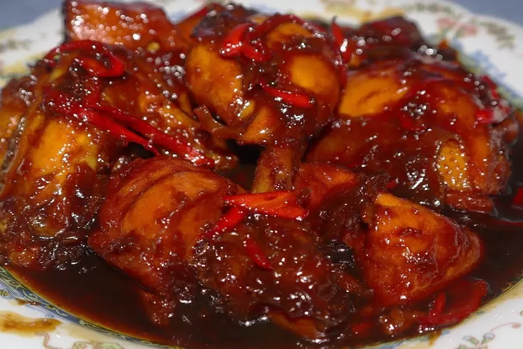 resep Ayam Semur Pedas