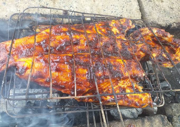 Ikan Kerapu Bakar Bumbu Kuning