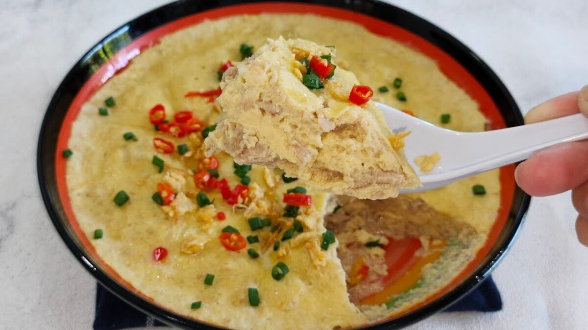 Roti Daging Babi Kukus dan Telur ala Vietnam