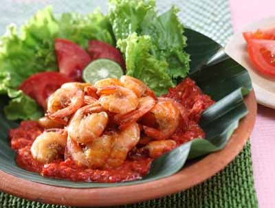 Pecel Udang